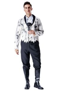 Disfraz de Pareja para Cosplay de la Película HP Halloween, Disfraces de Vampiro y Fantasma con Broche, Atuendo de Diablo Elegante para Mujeres y Hombres - Product Image 2