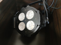 Projecteur lumineux avec 4 yeux à LED COB 50W, lumière blanche chaude ou froide, éclairage de scène, nouveau modèle 2019