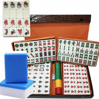 Ensemble de Mahjong de luxe personnalisé de Singapour, en mélamine durable, 156 tuiles avec tuiles Joker volantes pour les jeux de casino et les clubs de jeux à domicile