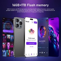 Teléfono Móvil Global Desbloqueado, Nuevo Modelo 16 Pro Max, Smartphone 5G, 10 Núcleos, 16GB+1TB, Pantalla Grande