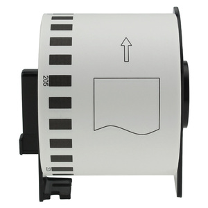 Étiquette thermique adhésive continue de <span class=keywords><strong>bureau</strong></span> <span class=keywords><strong>en</strong></span> <span class=keywords><strong>gros</strong></span> Jumbo 2 3/7 ''X 100 'pour rouleau de papier <span class=keywords><strong>Brother</strong></span> DK-22205 DK22205 62mm - Product Image 1