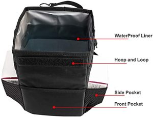 Xe Thùng Rác Có Thể Với Nắp Xe Thùng Rác Túi Với Túi Lưu Trữ Xe Thùng Rác Thùng Rác Bin - Product Image 3