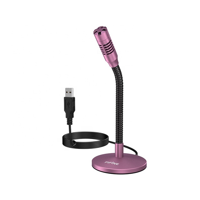 Fifine Micro Mic Mini Usb Gooseneck Microphone for Dictation and Recording Wholesale Desktop K050