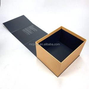 Black Paper Rigid Cardboard Packaging Magnetic Closure Gift Box Custom Logo Factory Wholesale Luxury Gifts and Crafts Paperboard
