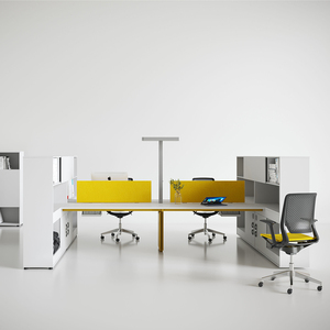 Hot Sale Explore Workspace Modern Design Commercial Office <strong>Linear</strong> <strong>Workstation</strong> 6 Seat Cubicle Furniture Wood Modular High Quality - Product Image 3