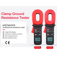 UNI-T UT278A+ UT276A+ Testeur numérique de résistance de terre à pince, détection de courant de fuite, ouverture de mâchoire 32 mm, stockage de données