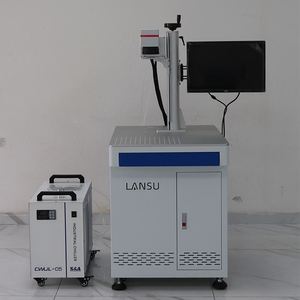LANSU 10W UV Laser Marking Machine and Engraving Glass <b>Plastic</b> Paper Cloth Stand - Product Image 2