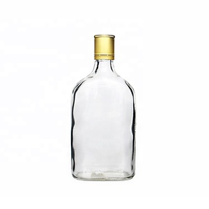 Botellas de Vidrio para <span class=keywords><strong>Licor</strong></span>, Whisky, Vodka, Ginebra, Vino y Tequila, Forma Plana, 120ml, 250ml, 500ml, con Tapa de Rosca - Product Image 5