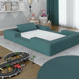 Nouveau lit pour enfant 2026, design bas au sol, en mousse écologique douce et confortable, lit de sol sans cadre pour salon et école - Product Image 2