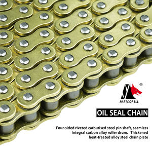 Цепочка для модификации и модернизации мотоцикла, Золотая сальник 428HO, утолщенная и Высококачественная цепь для мотоцикла - Product Image 4