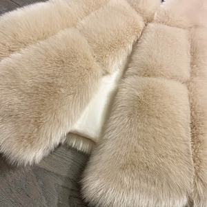 Chaleco de Piel Sintética para Mujer, Sin Mangas, Grueso, de Invierno, de Longitud Media, con Parches, Cálido, a la Moda, Venta al por Mayor - Product Image 2