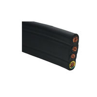 Vente en gros de fil de câble souple plat 4*2.5mm câble de cuivre rond 4*6mm pour les grues