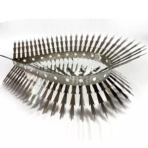Edelstahl Spezial-Spitzentyp zur Abwehr von Tauben und Streifenhörnchen, Rostfrei, Anti-Schädlingsmittel für Hofmauern, Dächer, Briefkästen, Robust - Product Image 4