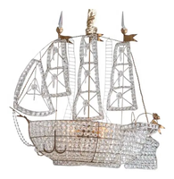 Lustre en cristal pour bateau, lampe de design d'intérieur, éclairage de luxe en cristal pour la maison