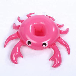 Portabicchieri gonfiabile fenicottero/unicorno/ciambelle/albero di cocco/granchio/anatra galleggiante piscina piscina - Product Image 5