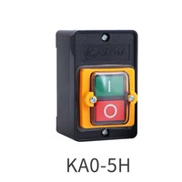 Interrupteur de perceuse de table en gros KAO-5M Bouton de commande étanche pour machine-outil KA0-5H BSP210F-1B 10A 1NO1NC IP53 à bornes à vis