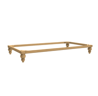 Base de canapé en bois massif de style nordique moderne avec structure robuste pour chambre, hôtel, salon et usage commercial