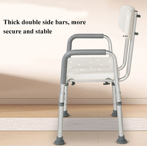 Chaise <span class=keywords><strong>de</strong></span> <span class=keywords><strong>bain</strong></span> pour personnes âgées femmes enceintes chaise <span class=keywords><strong>de</strong></span> douche salle <span class=keywords><strong>de</strong></span> <span class=keywords><strong>bain</strong></span> réglage ceinture coussin étanche antidérapant en alliage d'<span class=keywords><strong>aluminium</strong></span> tabouret <span class=keywords><strong>de</strong></span> <span class=keywords><strong>bain</strong></span> - Product Image 2