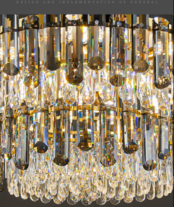 Đèn thả trần pha lê K9 hiện đại sang trọng phong cách Bắc Âu, trang trí phòng ăn, phòng khách, phòng ngủ, khách sạn, nhà hàng, hình tròn - Product Image 4