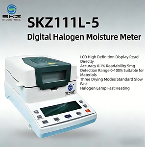 Analyseur d'humidité halogène SKZ111L-5, humidimètre numérique pour céréales, farine de blé, séchage rapide, arrêt automatique, lecture précise - Product Image 1