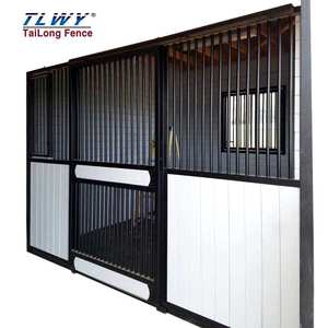 <span class=keywords><strong>Maison</strong></span> pour chevaux Stable enduit de poudre de haute qualité Stable OEM ODM Acier + Bambou Fournitures d'écurie pour chevaux - Product Image 5