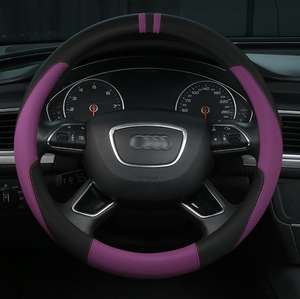 Ensemble de housses de <span class=keywords><strong>volant</strong></span> confortables <span class=keywords><strong>pour</strong></span> voiture, vente en gros, premium, hiver 2020, en cuir écologique, boîte couleur, <span class=keywords><strong>pour</strong></span> entreprise, 3 branches, 30MM - Product Image 5