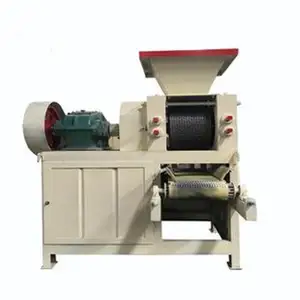 Factory Selling Double Roller Ball Press Machine High Efficiency Clay Balls Machine Charcoal Briquette Making Machine