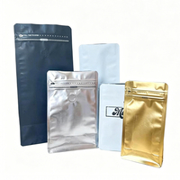 Sachets de café personnalisés à huit soudures latérales pour pochettes verticales, pour aliments pour animaux de compagnie et gelée, emballage plastique laminé en aluminium