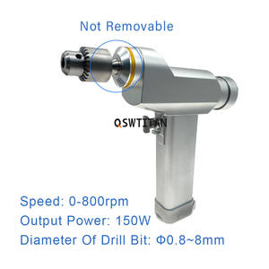 Orthopedische geëxtrudeerde boor Elektrische botboor voor traumoperatie Autoclaveerbaar orthopedisch veterinaire instrument - Product Image 2