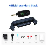 DOUBLE Debo X2 Micro de guitare à connexion sans fil, sans perçage, actif, pour guitare folk en bois, peut être branché