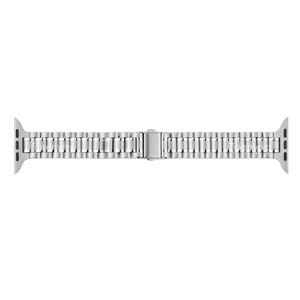 Bracelet de montre de luxe en acier inoxydable avec fermoir papillon réglable, ajustement confortable pour montre - Product Image 1