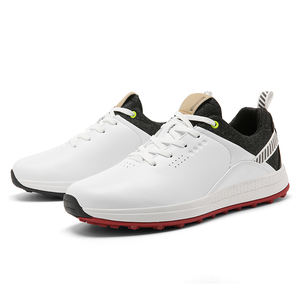 <span class=keywords><strong>Chaussures</strong></span> de <span class=keywords><strong>golf</strong></span> professionnelles respirantes en cuir pour hommes, avec semelle en caoutchouc et microfibre, modèle Booster - Product Image 2