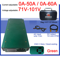 Chargeur Bluetooth à courant et tension réglables 71V - 101V 50A 60A pour batterie au lithium 84V 96V 100.8V 87.6V 72V pour Huawei R4875 5000W