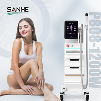 Professionnel Portable 1200W Laser Épilation Poignée 808nm Diode Peau Serrage Blanchiment Technologie TUV Certificat De Refroidissement