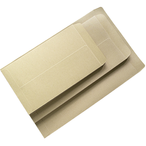Buste in Carta <span class=keywords><strong>Kraft</strong></span> Marrone <span class=keywords><strong>A4</strong></span> Piccole e Spesse, Personalizzabili con Stampa, Chiusura con Colla a Base d'Acqua, Ideali per Regali - Product Image 1