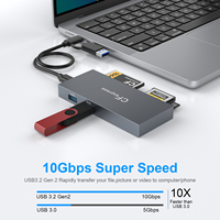 Nuevo Adaptador de Tarjeta CFexpress Portátil 2024, USB3.2 de Aluminio, 10 Gbps Gen2 Combo, Lector de Tarjetas CFexpress Externo