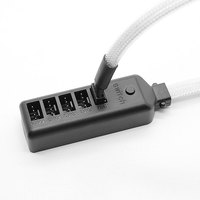 Câble d'extension adaptateur ventilateur RGB 4 broches pour boîtier LED RGB d'ordinateur de bureau - Répartiteur Hub RGB en stock