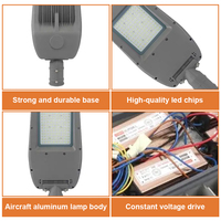 3 años de garantía Proyecto Led Street Light 50W 150W 200W 250W Carcasa de aluminio LED Street Light China Lámpara Led para aeropuerto