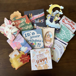 Cartes de vœux lumineuses musicales OEM près de chez moi <span class=keywords><strong>Carte</strong></span> d'invitation sonore de vœux pop-up Joyeux <span class=keywords><strong>anniversaire</strong></span> Idées d'art de <span class=keywords><strong>carte</strong></span> d'<span class=keywords><strong>anniversaire</strong></span> pour enfants - Product Image 1