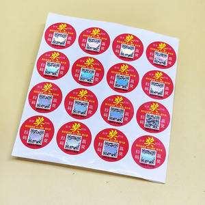 Promotionele interactieve, fraudebestendige krasloten met beveiligingslaag en QR-code voor loterijen - Product Image 4