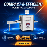 Scanner de bagages à rayons X à double vue Averguard VMS-5030D |   Contrôle de sécurité aéroportuaire avancé |   Résolution du fil 40AWG