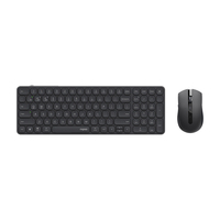 Ensemble clavier et souris sans fil multimode Rapoo 9350S, ultra fin, 99 touches, 5,3 mm, 2400 DPI, batterie 240H, pour ordinateur de bureau, ordinateur portable