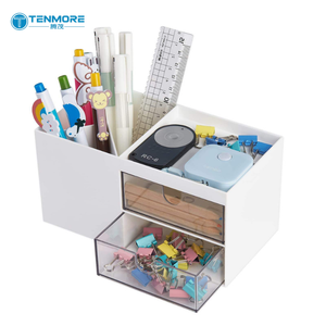 <span class=keywords><strong>Tiroir</strong></span> de bureau double couche à prix d'usine en gros, organisateur en <span class=keywords><strong>plastique</strong></span> personnalisable avec logo, approvisionnement en vrac pour projets de bureau - Product Image 1