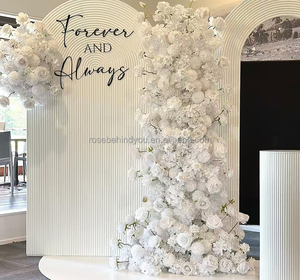 Camino <span class=keywords><strong>de</strong></span> Flores Artificiales para Decoración <span class=keywords><strong>de</strong></span> Bodas, Guía <span class=keywords><strong>de</strong></span> Pasillo para Bodas, Decoración <span class=keywords><strong>de</strong></span> Propuesta <span class=keywords><strong>de</strong></span> Matrimonio, Hilera <span class=keywords><strong>de</strong></span> Flores Rosadas - Product Image 4