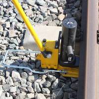 Ventes chaudes de la voie ferrée : Cric hydraulique pour rail GYQD-196 à course longue, dispositif de levage de rail