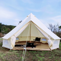 Cabane de camping double couche de style moyen-oriental, autoportante, en tissu Oxford imperméable pour événements extérieurs