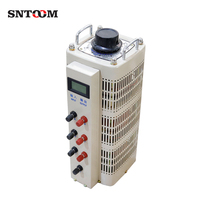 Régulateur de tension automatique monophasé AC en cuivre 0,2-100 KVA 50 Hz à faible perte pour équipement industriel à alimentation stable