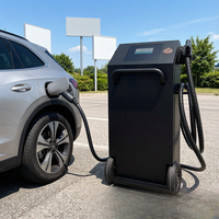 Estación de Carga para Vehículos Eléctricos Jinghu para Exteriores, 40-80kW, Conector CCS2, Unidad Móvil, Plataforma OCPP Lista para Usar, Resistente a la Intemperie IP54, TA-DC-TC-P