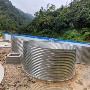 High-density Canvas <strong>Fish</strong> <strong>tank</strong> Movable Circular Galvanized Sheet <strong>Fish</strong> Farming <strong>tank</strong> - Product Image 5