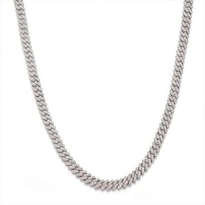 Premium Quality Moissanite Diamond <b>Iced</b> <b>Out</b> Cuban <b>Chain</b> for Gift & Fashion Wear Available at Factory Price from India - Product Image 1
